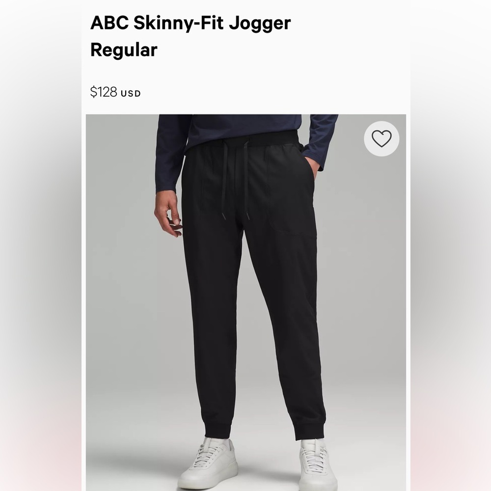 Lululemon ABC Skinny Fit Jogger M